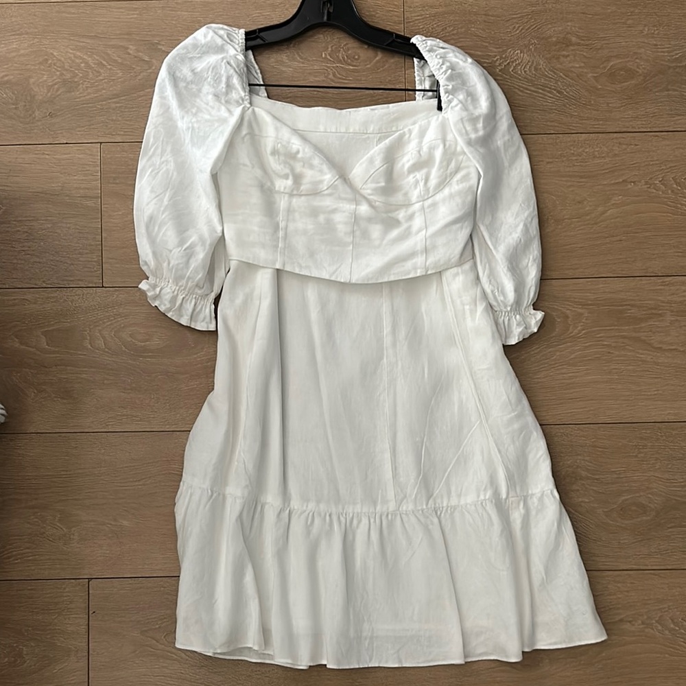 WILFRED White Linen 2 Piece Set